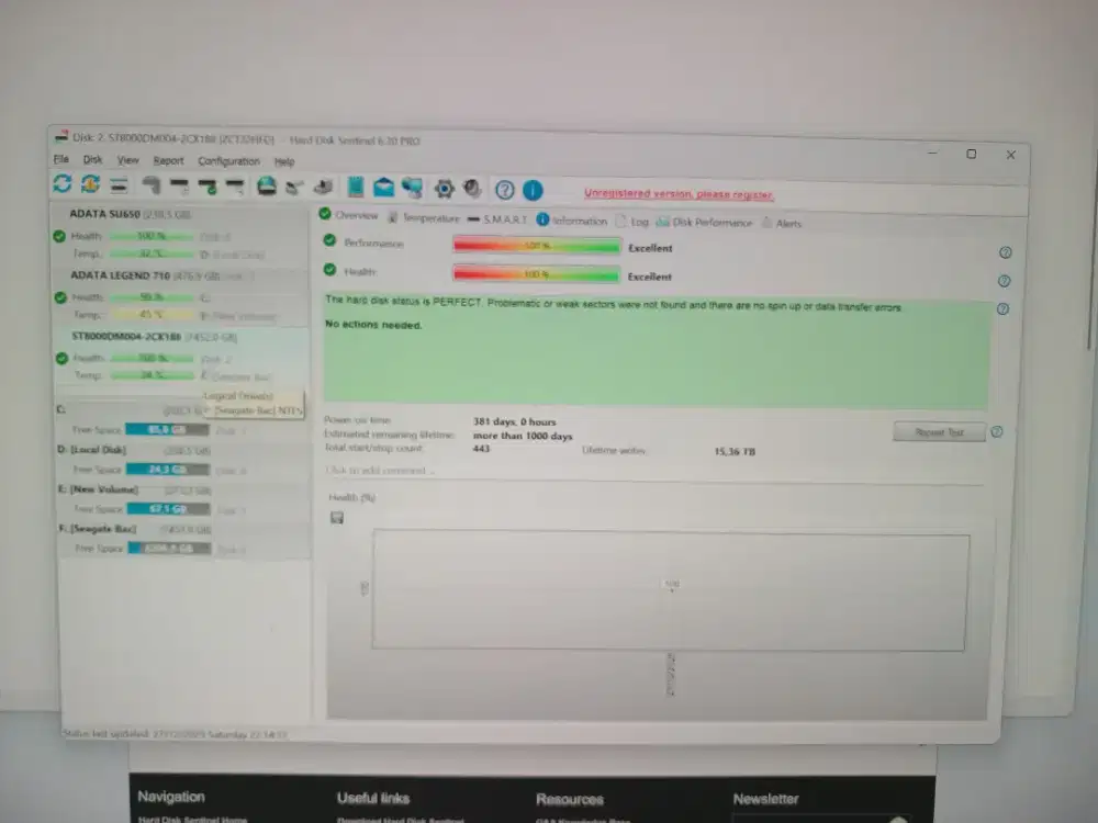 Hardisk Eksternal 8 TB seagate