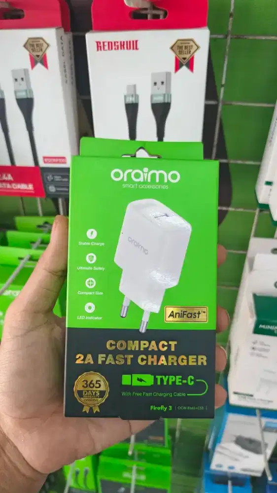 TRAVEL CHARGER TYPE C ORAIMO OCW-E66S+C53