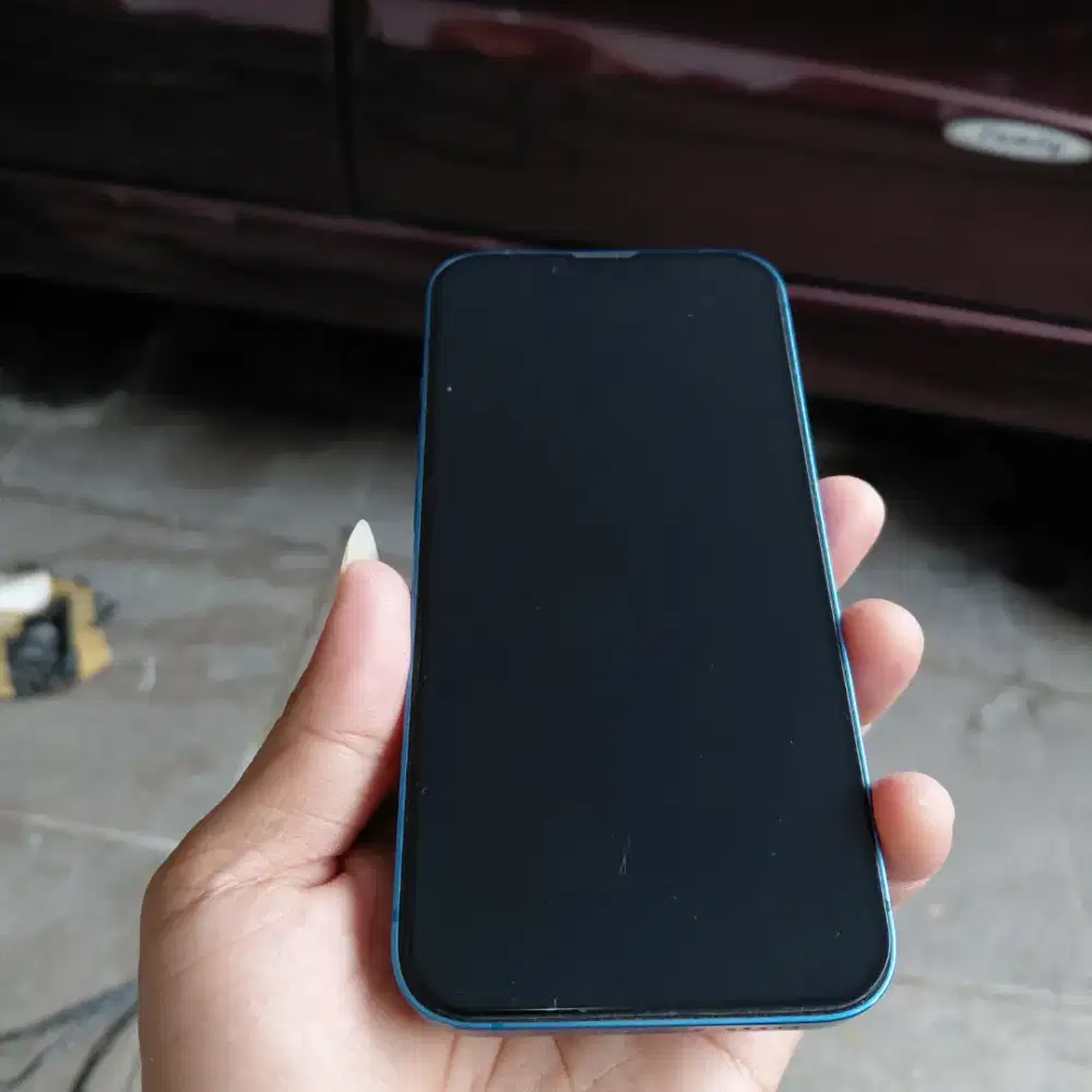 iPhone 13 BLUE 128GB ALL OPERATOR INTER EX CEWE MULUS BU BUTUH CEPAT