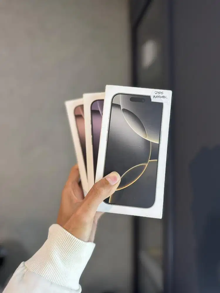 IPHONE 16PRO 256GB, NEW BNIB MASIH SEGEL (RESMI BEACUKAI)