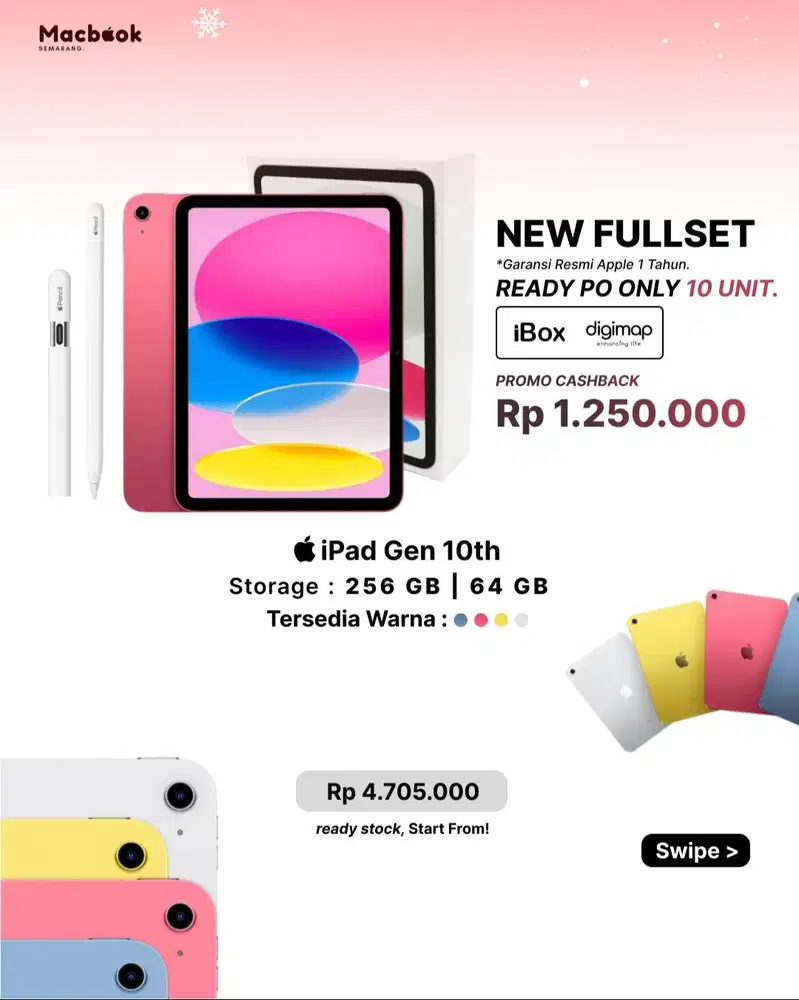 iPad Gen 10 Storage 64 GB