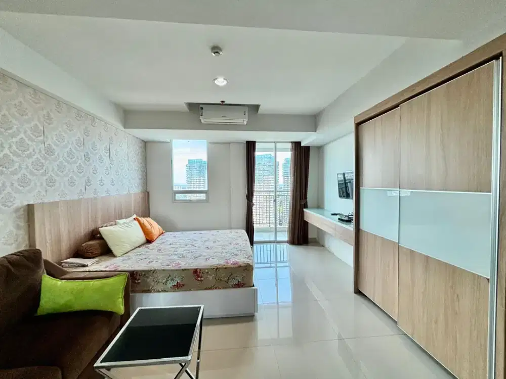 Disewakan Tahunan Apartemen Springhill Terrace Tower Sandalwood Studio Fully Furnish Interior