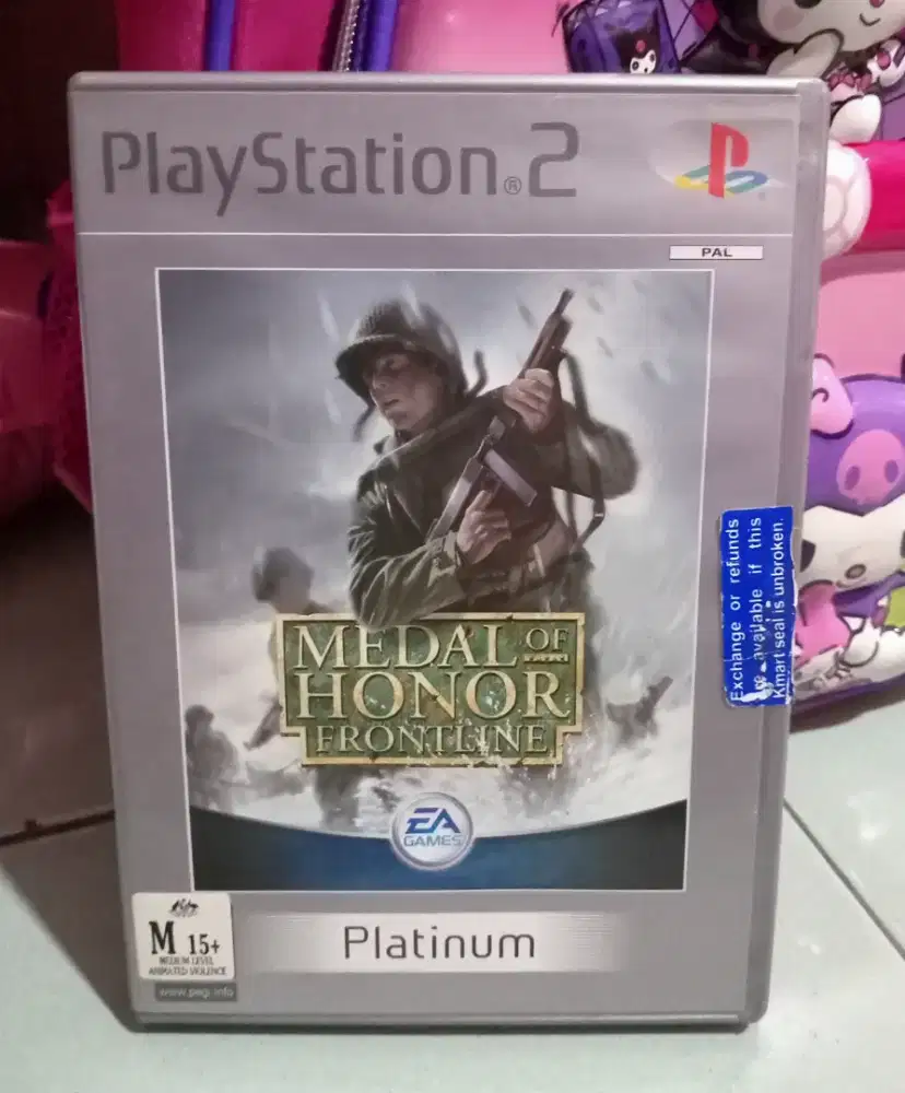 DVD PS2 Medal Of Honor Frontline
