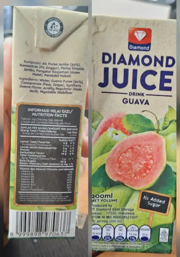 JUICE DIAMOND 200ML BANYAK RASA cocok buat MBG