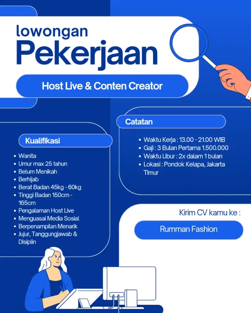 Lowongan Kerja Host Live