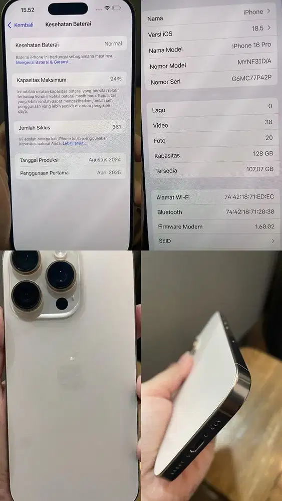 16 pro 128 gold ibox