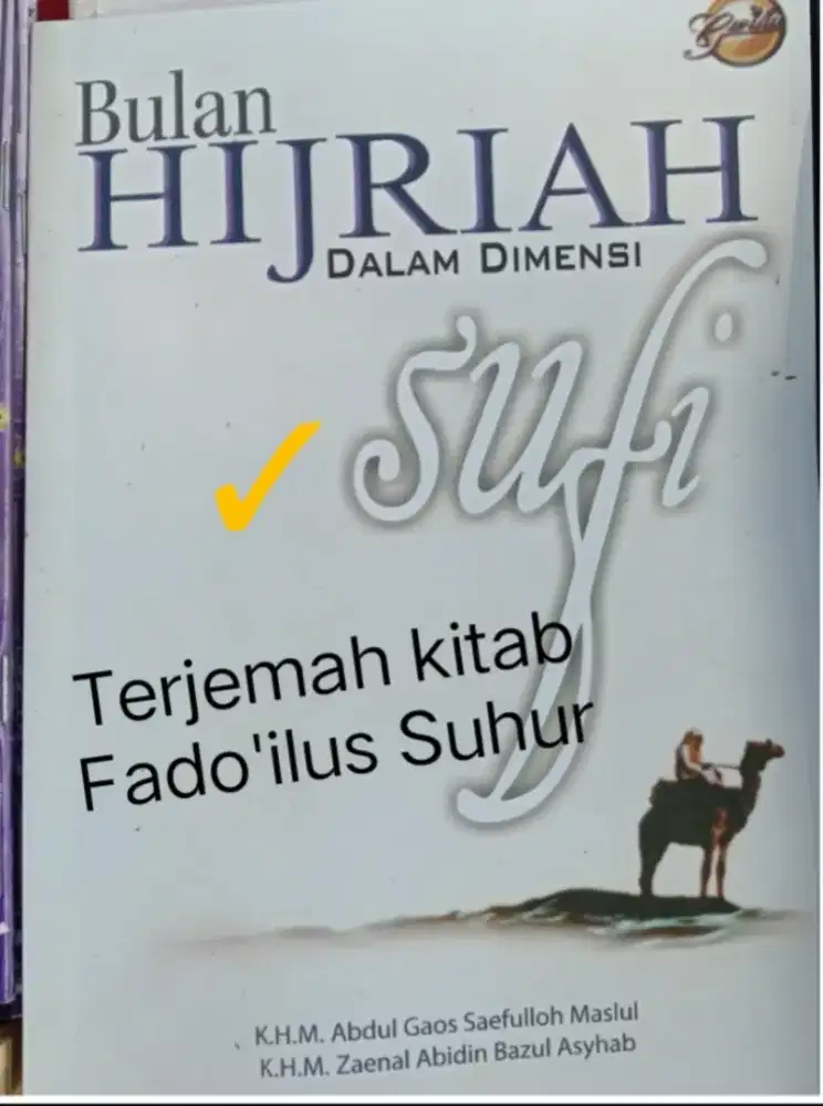 Buku Bulan Hijriah Dimensi Sufi