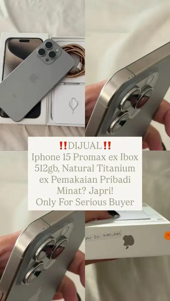 iPhone 15 Pro Max 512GB Titanium