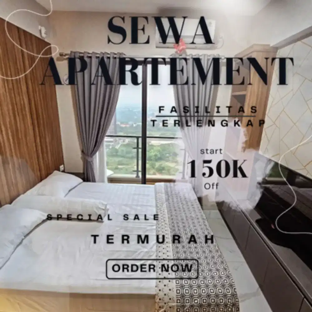 SEWA APARTEMEN BASSURA CITY HARIAN/TRANSIT TERMURAH JAKARTA TIMUR