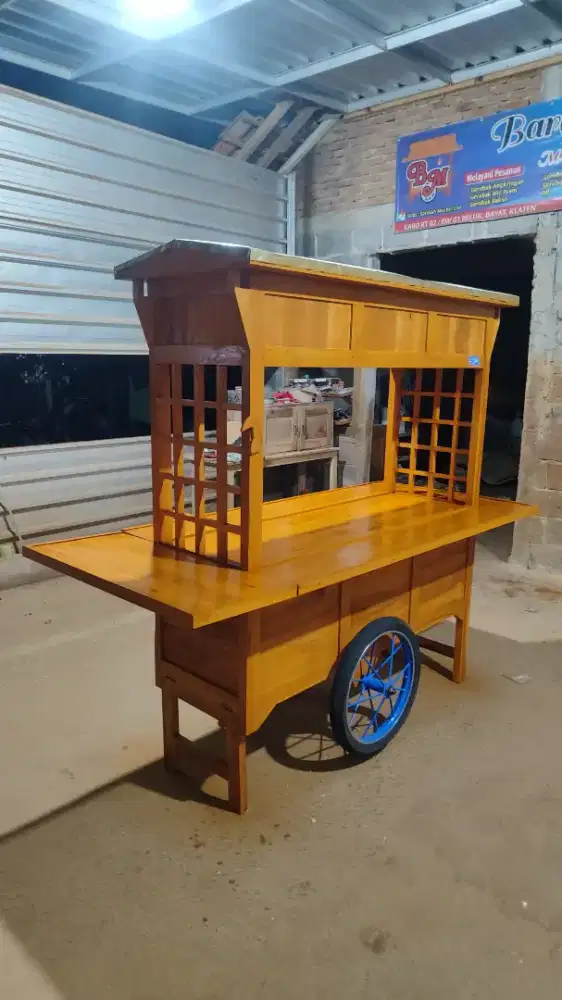 Jual Gerobak Angkringan,Bakso,Mie Ayam,Bubur,Roti BakardlL.Free ongkir