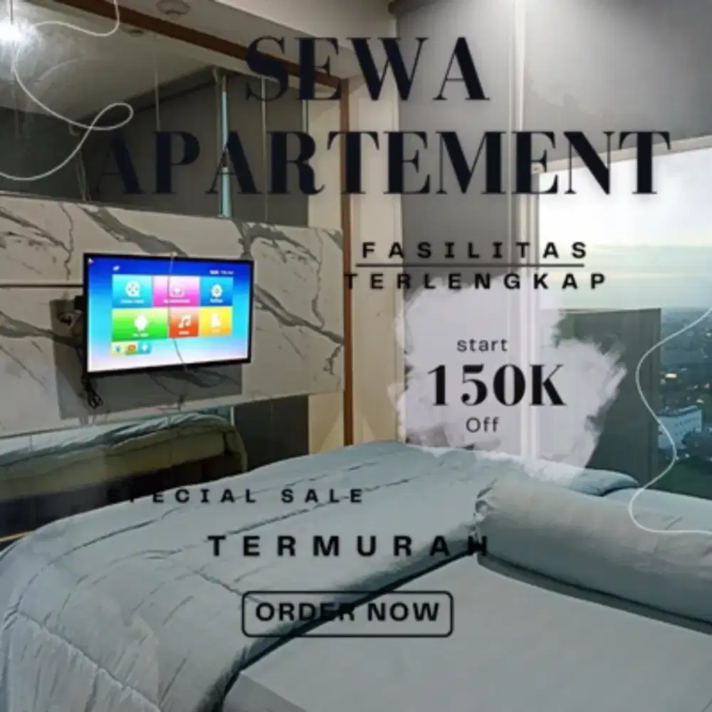 SEWA APARTEMEN BEKASI SPRINGLAKE SUMMARECON SMB HARIAN/TRANSIT MURAH