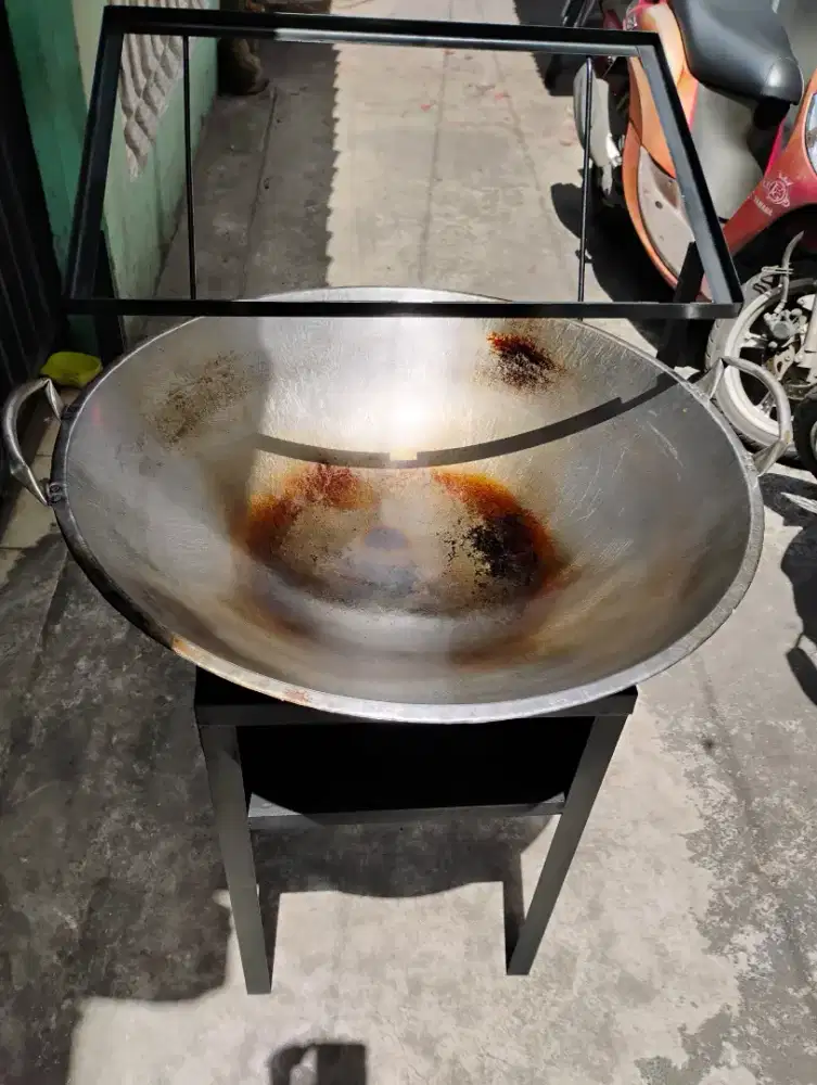 Di Jual Wajan Penggorengan Besar 70Cm Bahan Besi Cor Paling Awet.
