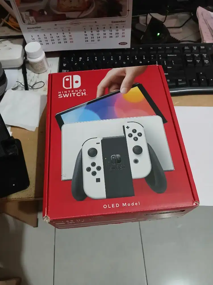 Nintendo switch oled ofw garansi 2tahun