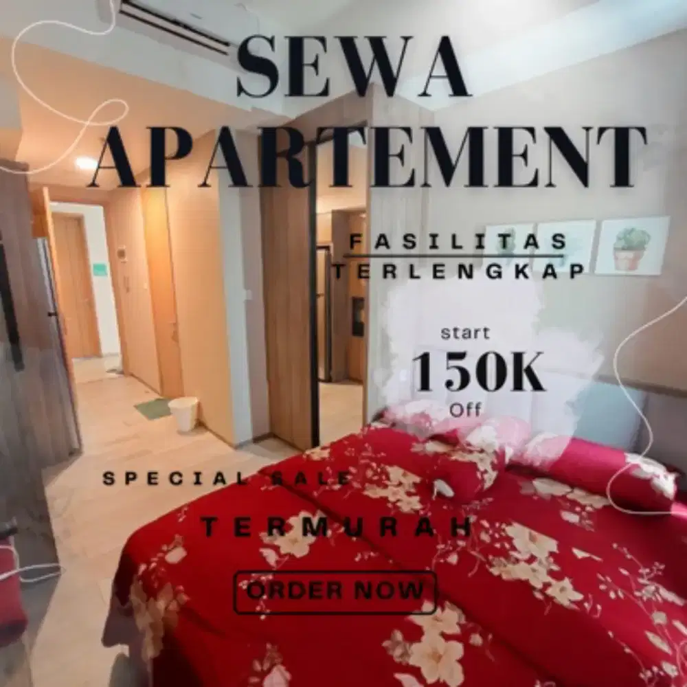 SEWA APARTEMEN BEKASI GRAND KAMALA LAGOON HARIAN/TRANSIT TERMURAH