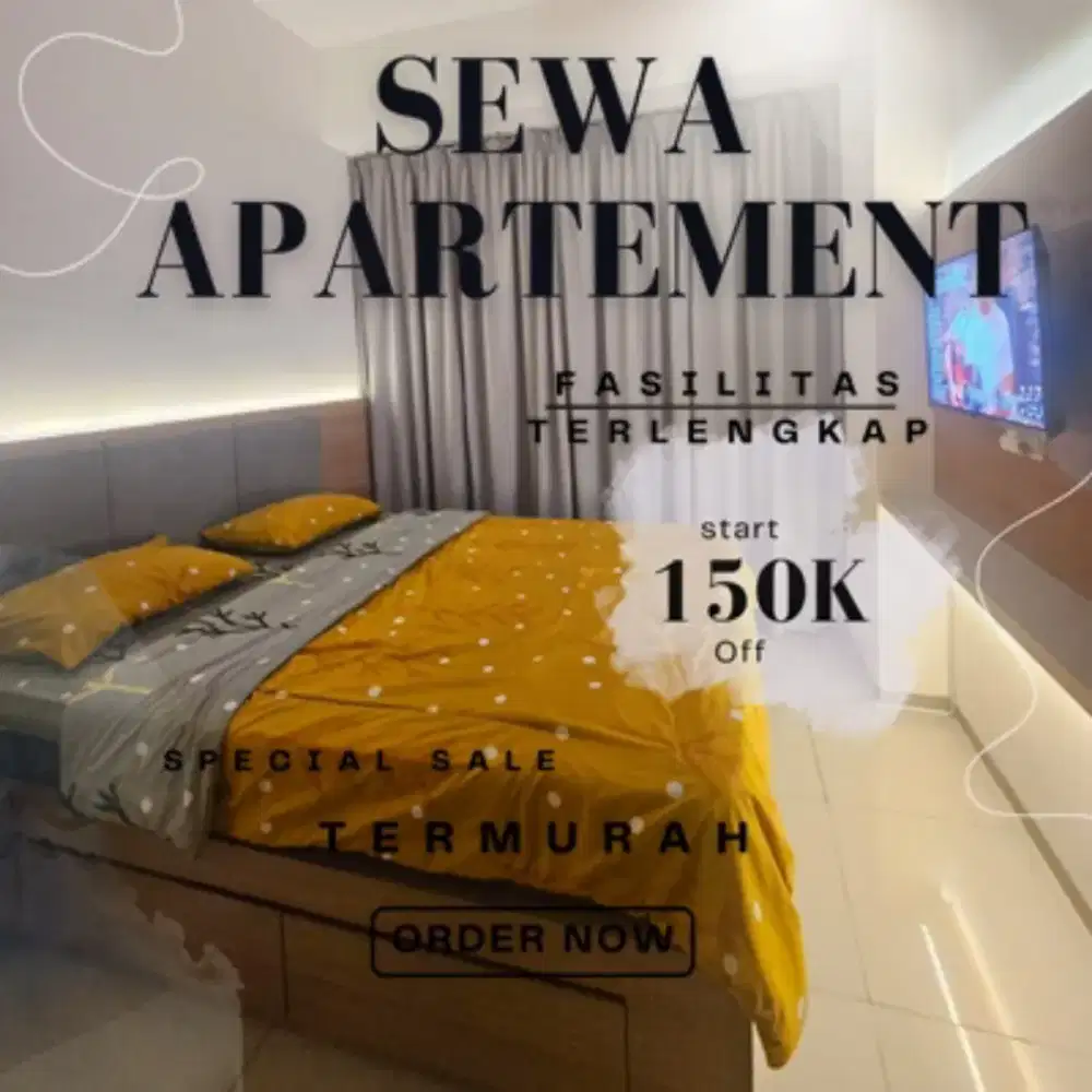 SEWA APARTEMEN BEKASI TRANSPARK JUANDA HARIAN/TRANSIT TERMURAH