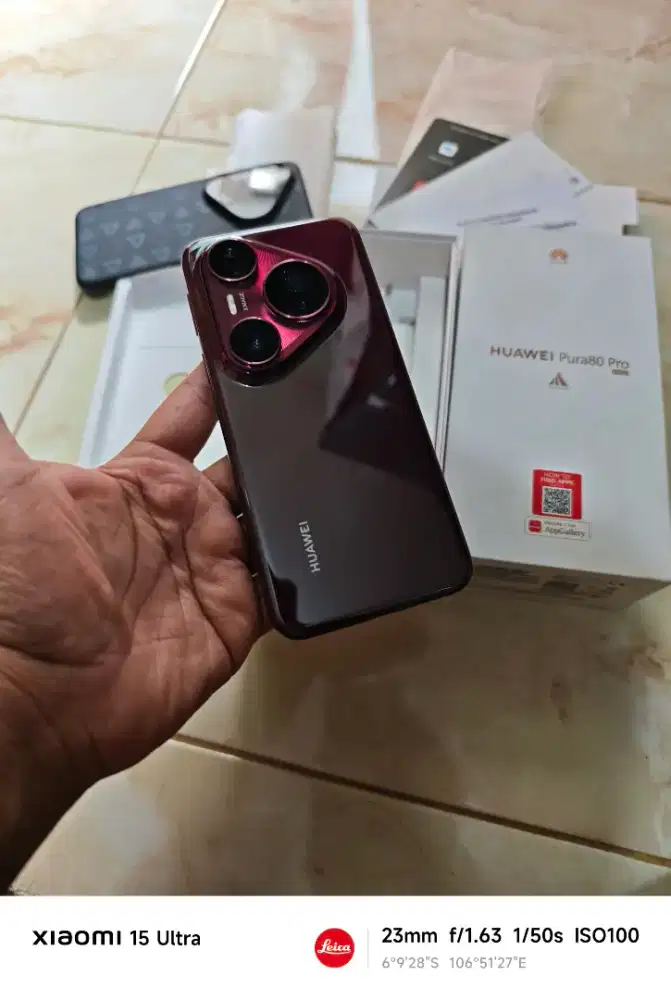 Huawei pura 80 pro 12/512 resmi fullset