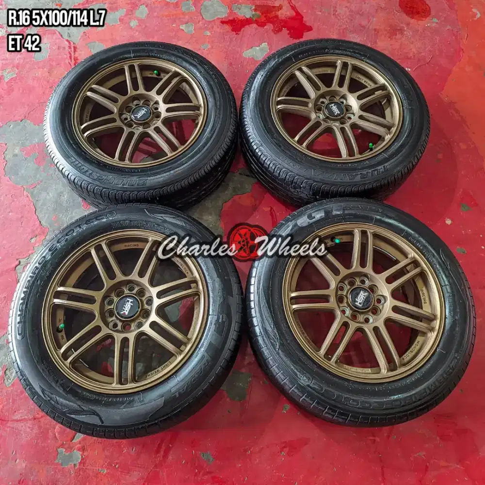 Jual velg mobil hsr r16 5x100 5x114,3 innova avanza xenia dll