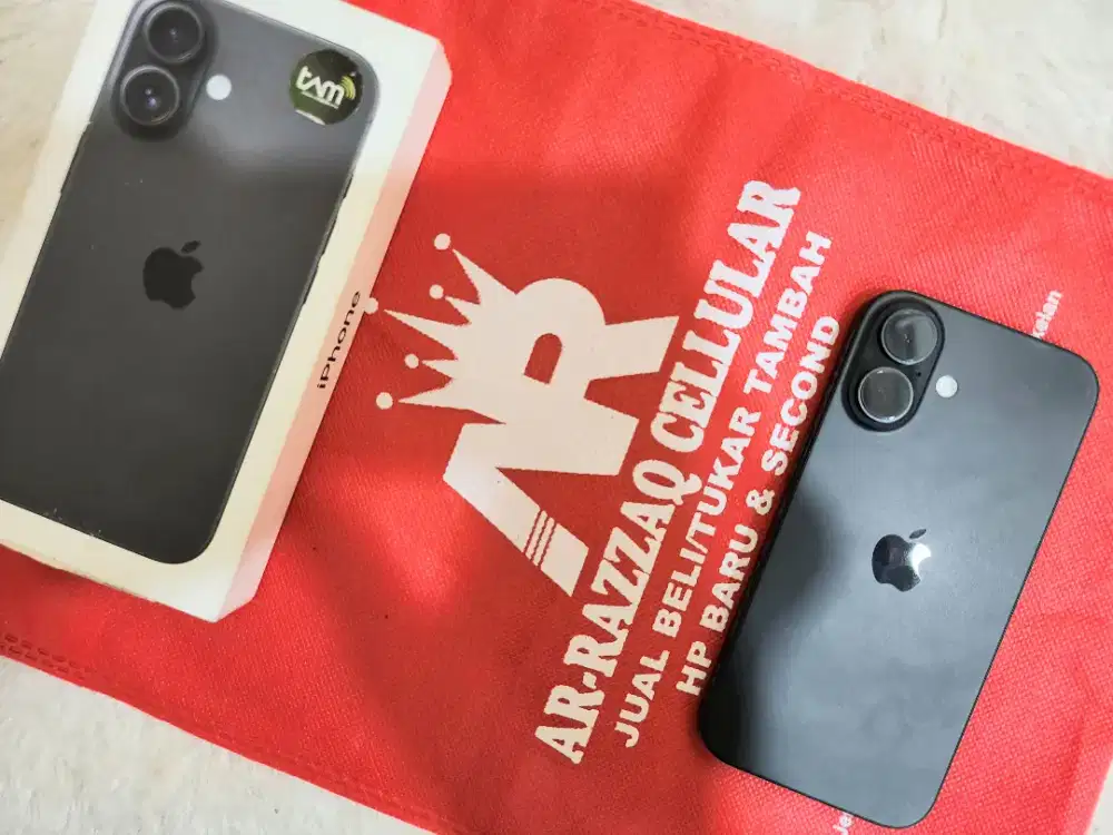 IPHONE 16 128 GB RESMI IBOX
GARANSI SAMPAI 8/09/2026