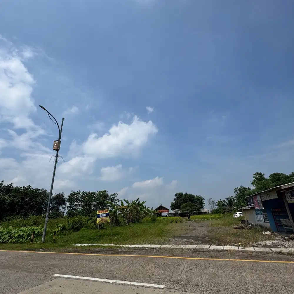 TANAH PINGGIR JALAN DIJUAL CEPAT DI GANTAR, INDRAMAYU