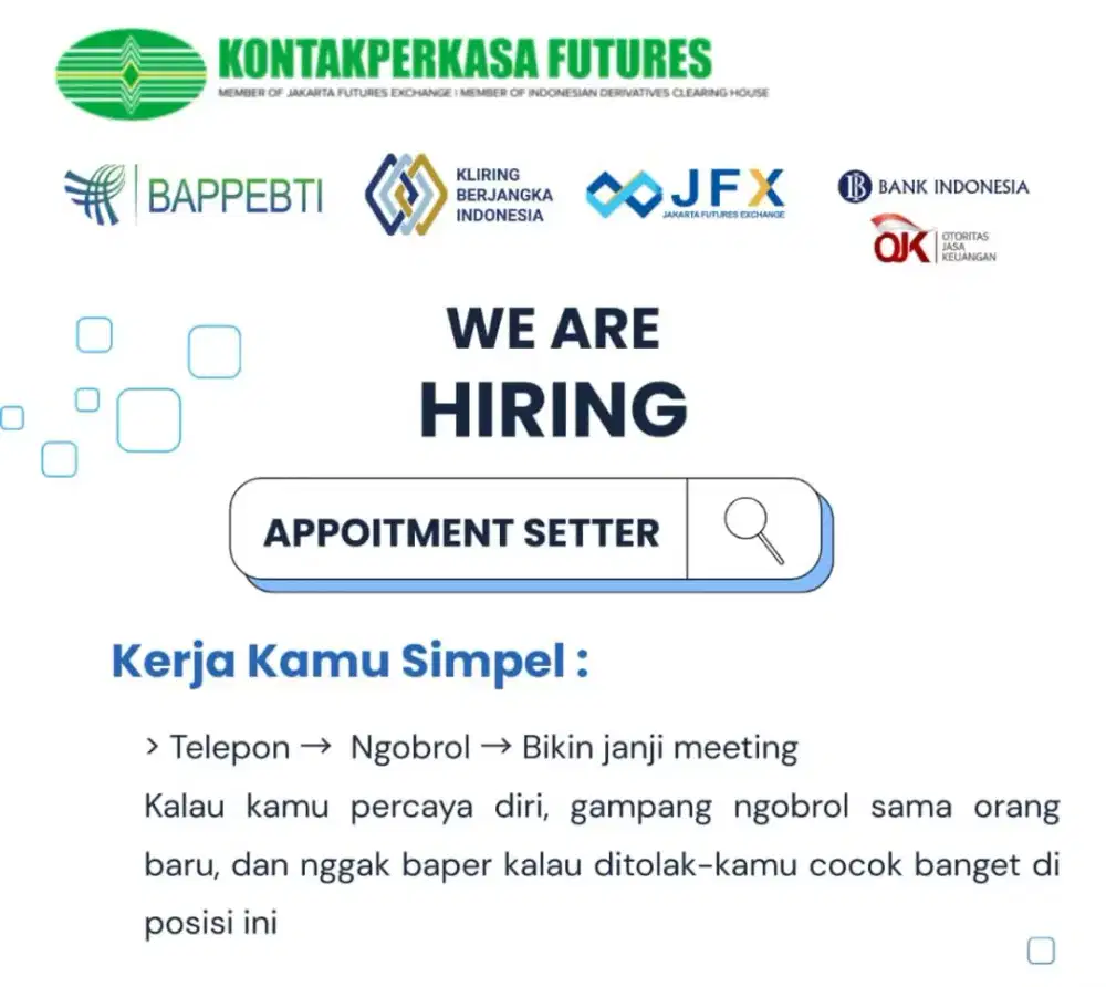 LOKER FRESHGRADUATE JAKARTA SELATAN