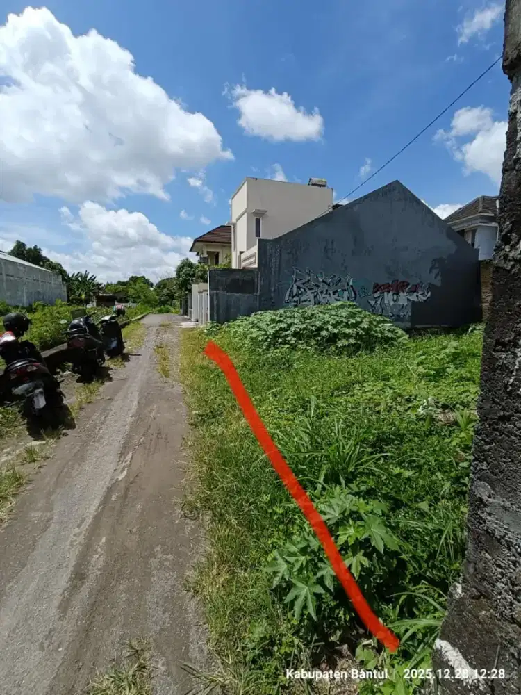 Tanah Strategis Soragan, barat Malioboro dekat  Mirota Kampus Godean