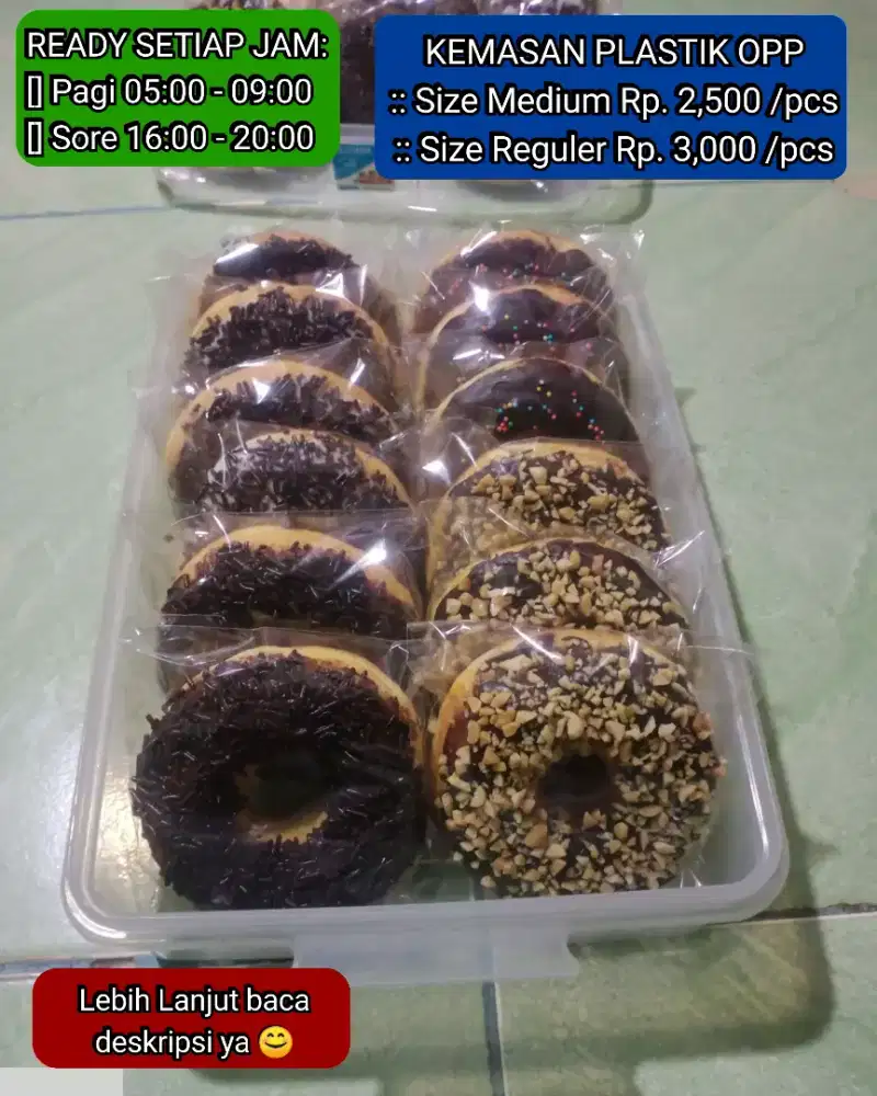 Donat home made varian rasa