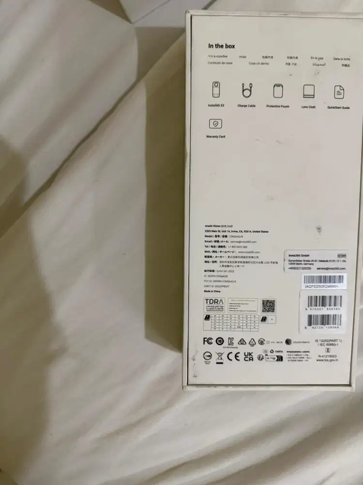 Di jual kamera insta360 X3 masih baru