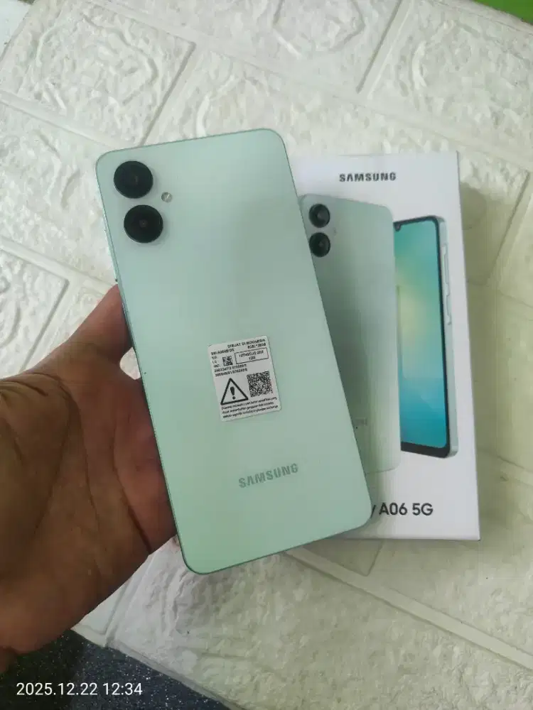 Samsung a06 5g ram 6/128 fullset no minus