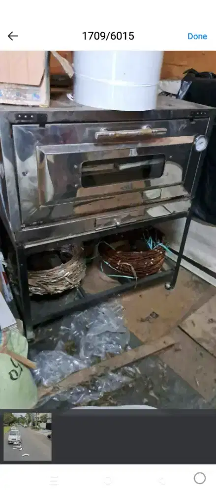 Oven stainless utk bikin kue kering/lapis