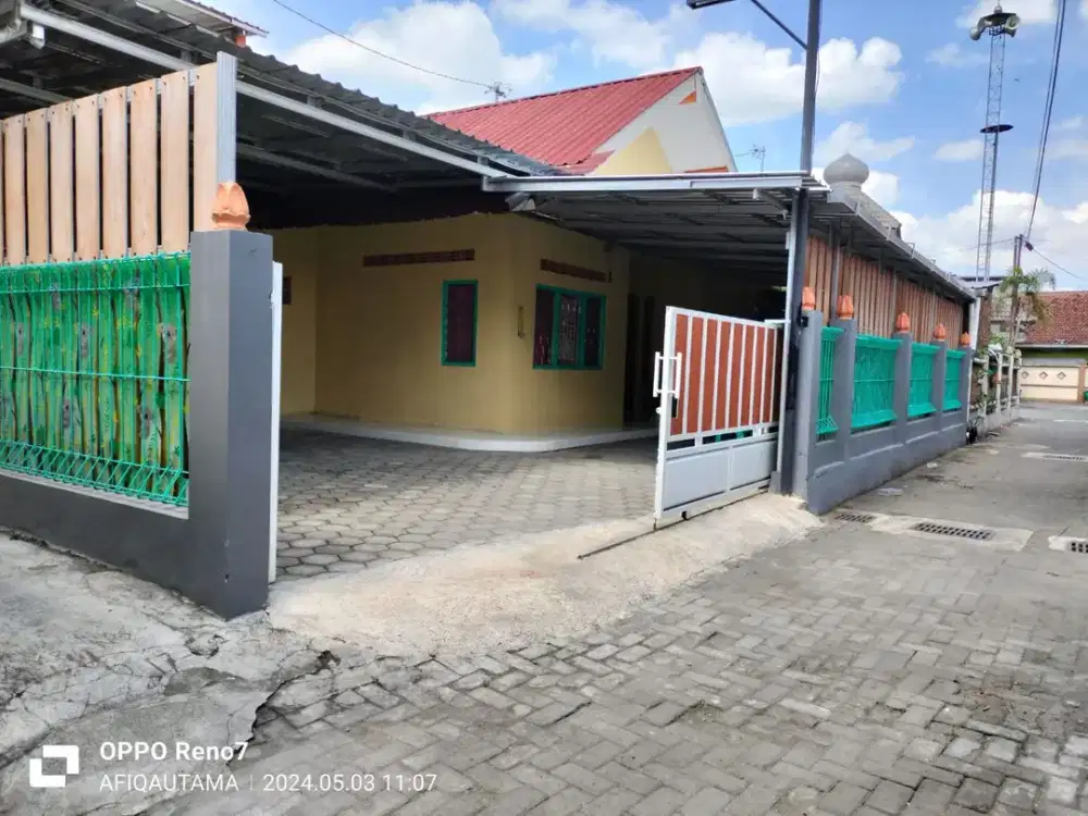 Dijual rumah akses mobil masuk lancar Lokasi Jogja kota dekat stadion Mandala Krida, kantor balaikota Jogja