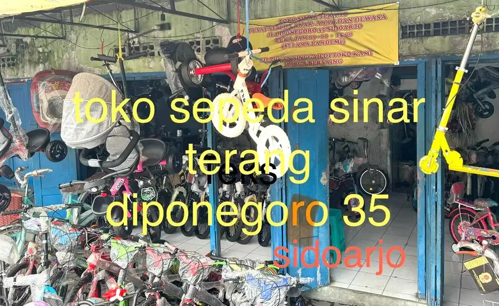 toko sepeda sinar terang jual sepeda anak dan dewasa