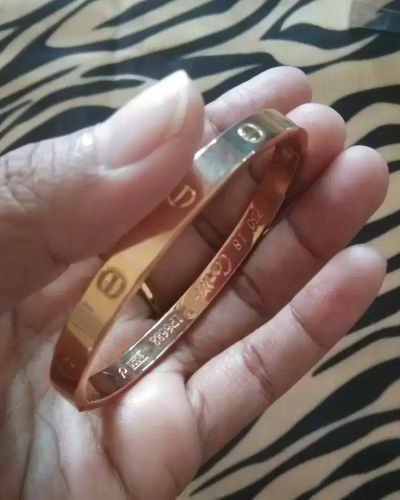 Gelang rosegold Fullembos Baru