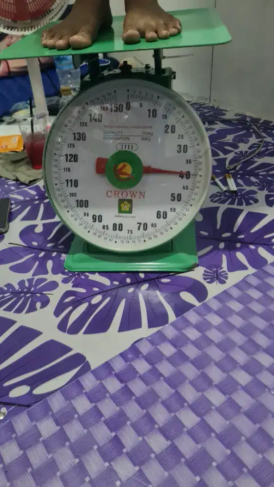 Timbangan belom pernah di pakee