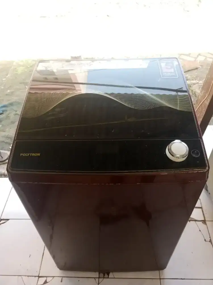 mesin cuci 1 tabung manual merek polytron