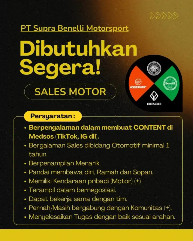 Sales Motor Besar