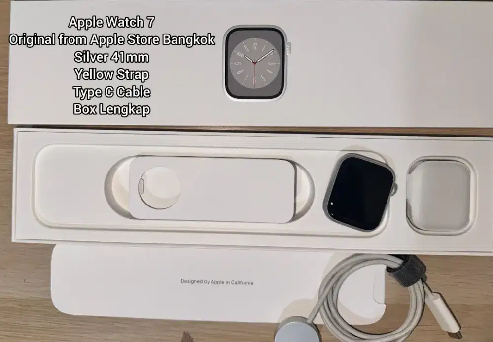 Apple Watch 7 41mm Silver Original Apple Store Bangkok
