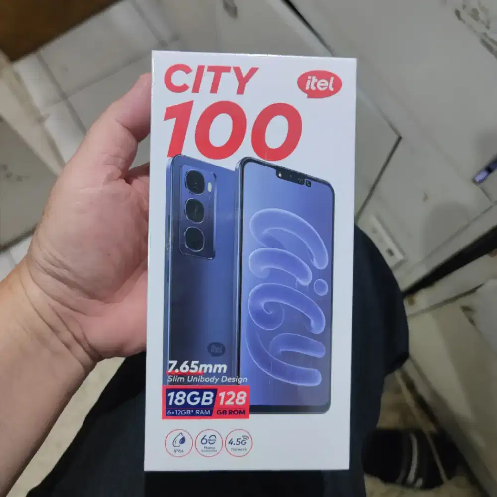 iTel City 100 ram 6+12/128gb new garansi resmi Indonesia