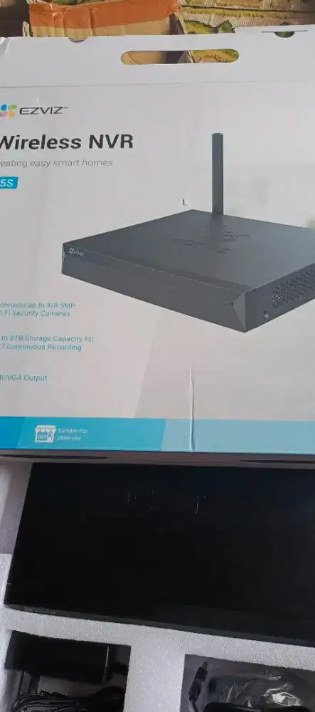 NVR EZVIZ 4 CHANNEL + HARDDISK 500GB