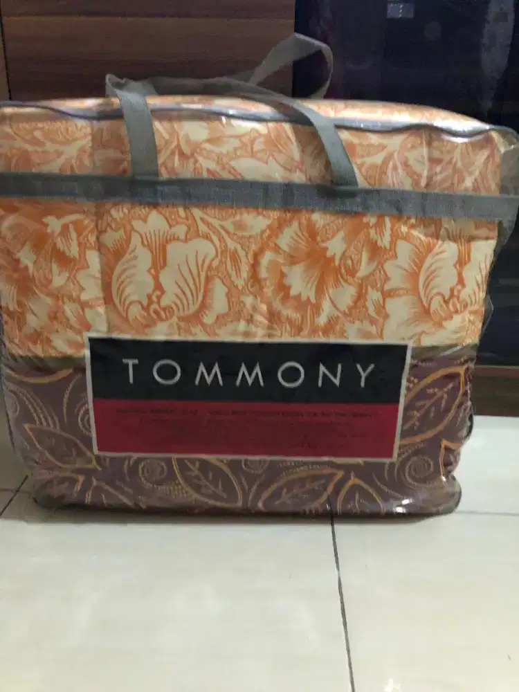 Jual Bedcover motif dan berwarna cokelat