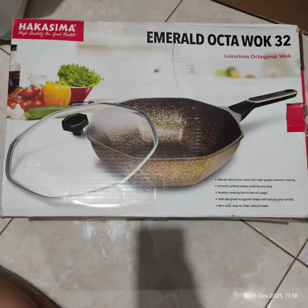 Hakasima Emerald Octa Wok 32