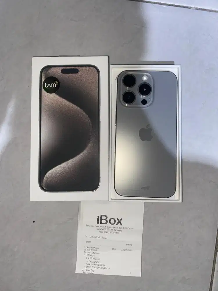 IPHONE 15 PRO 256 GB IBOX