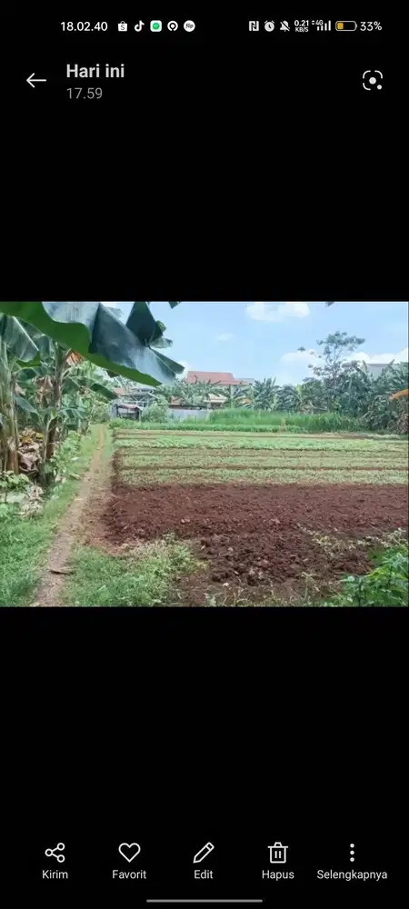 Dijual tanah strategis murah pondok aren cocok untuk kos2an, cluster