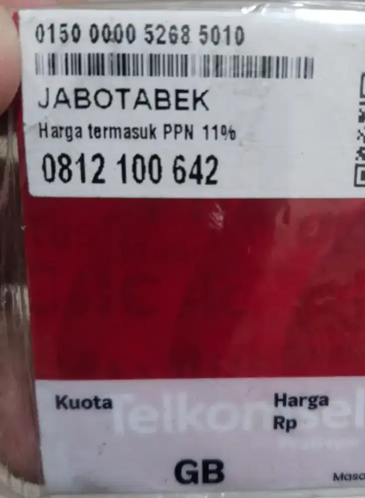 Kartu simpati 10 digit harga pas