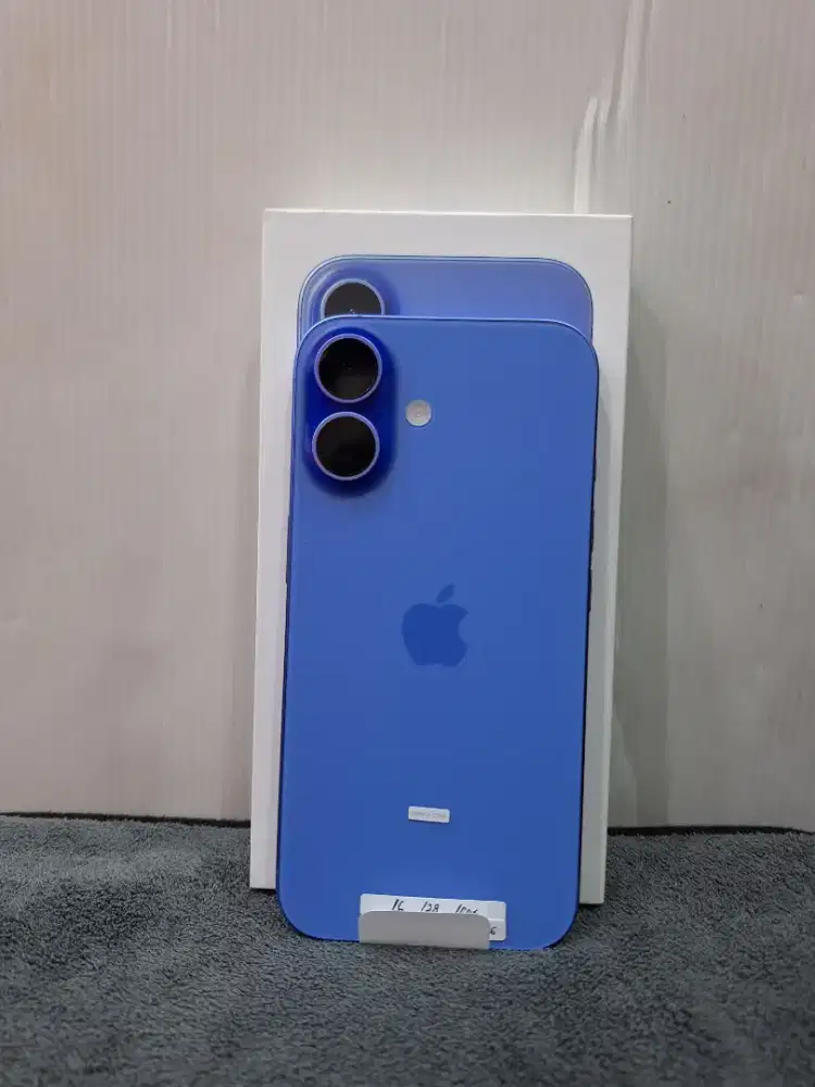 iPhone 16 Bassic 128 ultramarine Garansi iBox on BH 100 Cc 0