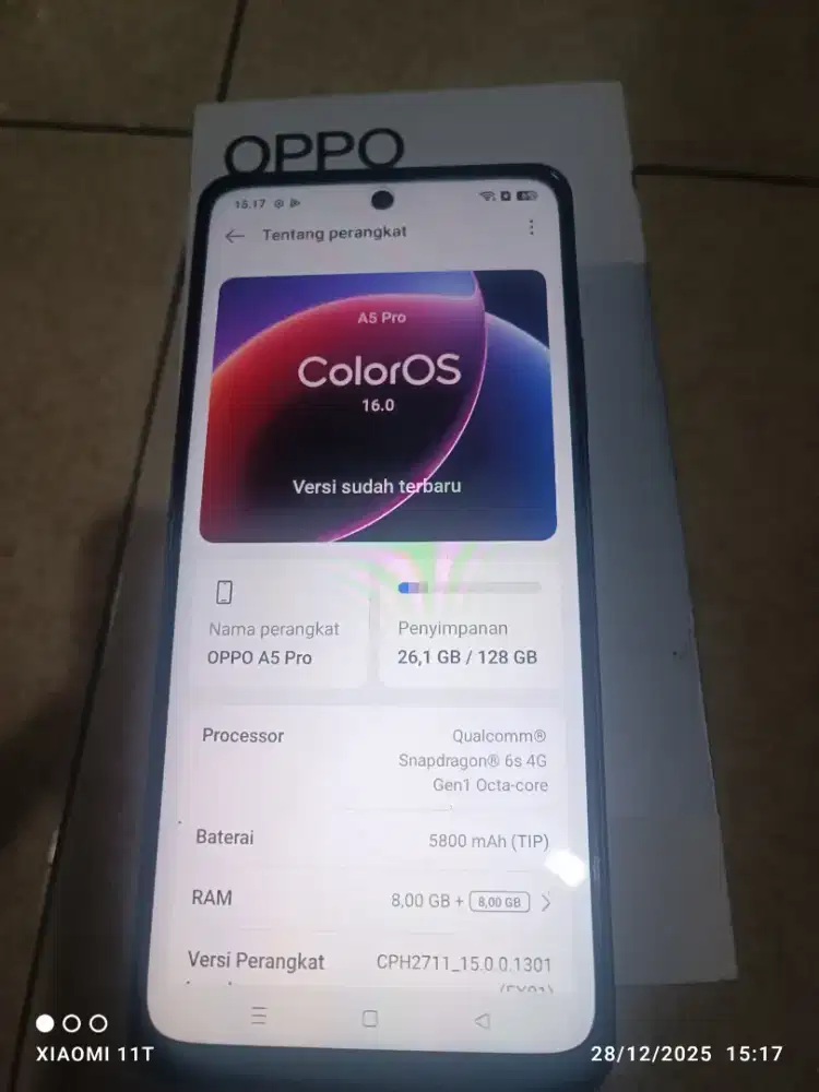 Oppo a5pro ram8/128