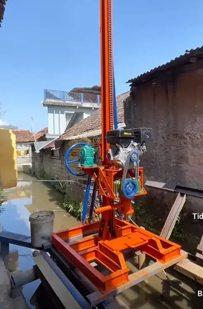 Mesin bor air rantai atau seling