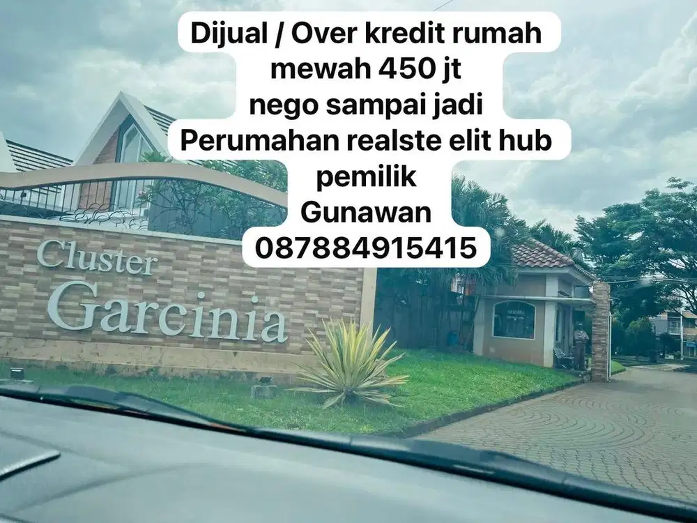 Dijual /over kerdit rumah mewah sudah full renovasi BU nego smpai jadi