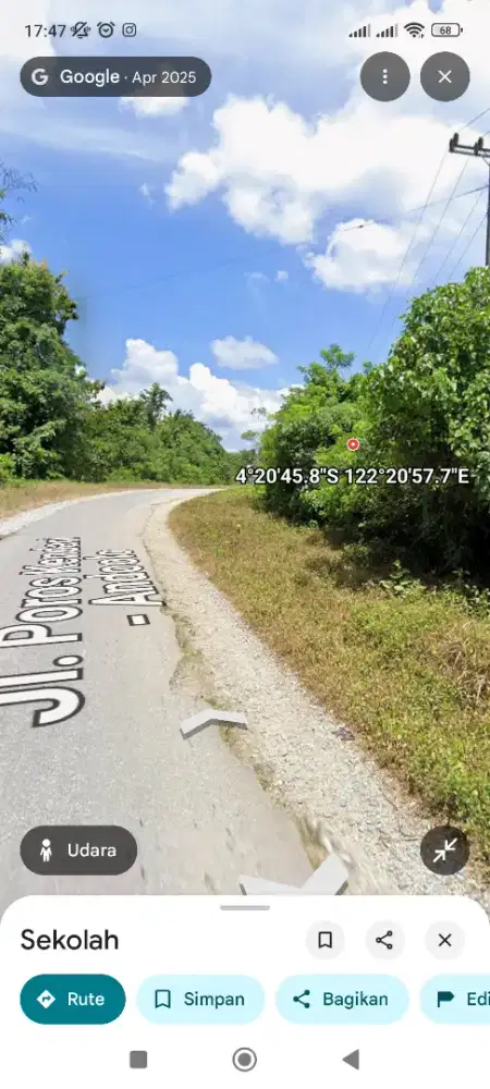 Tanah strategis poros provinsi