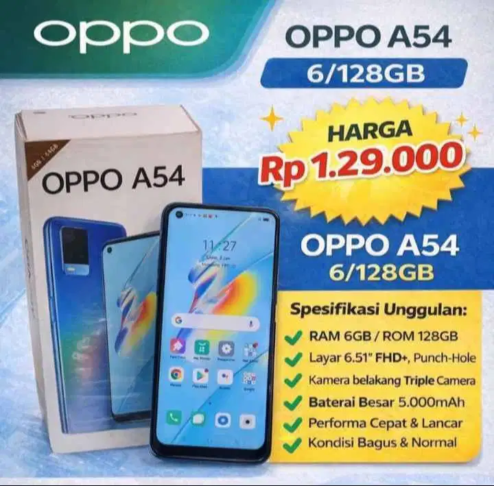 Oppo A54 6/128GB Second Ori