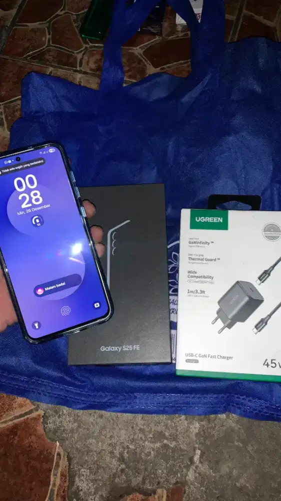 Samsung S24 FE Navy 8/256 fullset mulus bgt like new